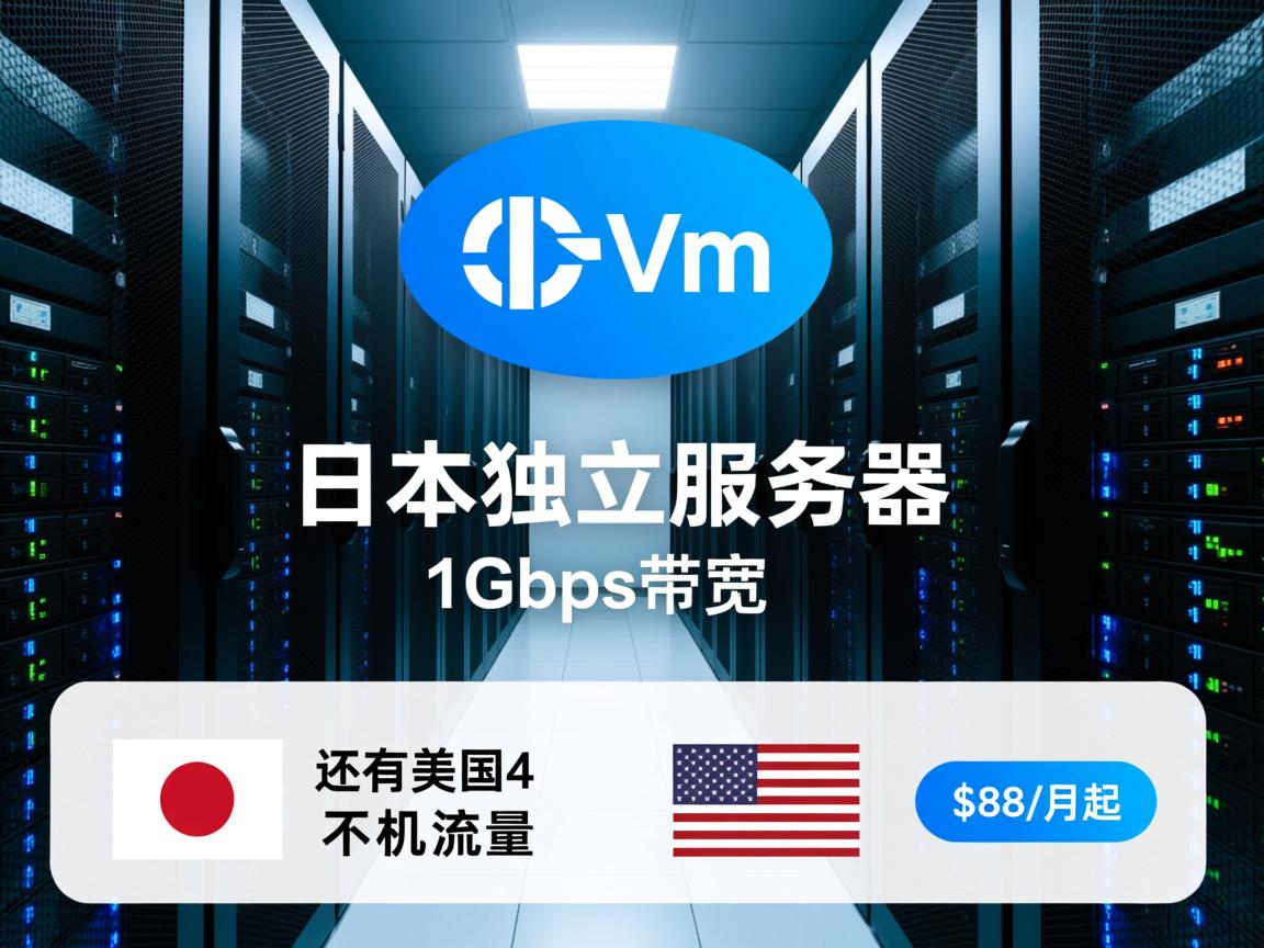 budgetvm：日本独立服务器，1Gbps带宽，不限流量，$88/月起，还有美国4个机房可供选择