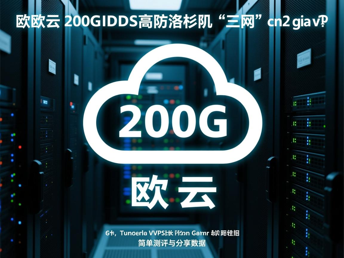 欧亚云：拥有200G DDoS高防的洛杉矶“三网”cn2 gia vps，简单测评并分享数据  第3张