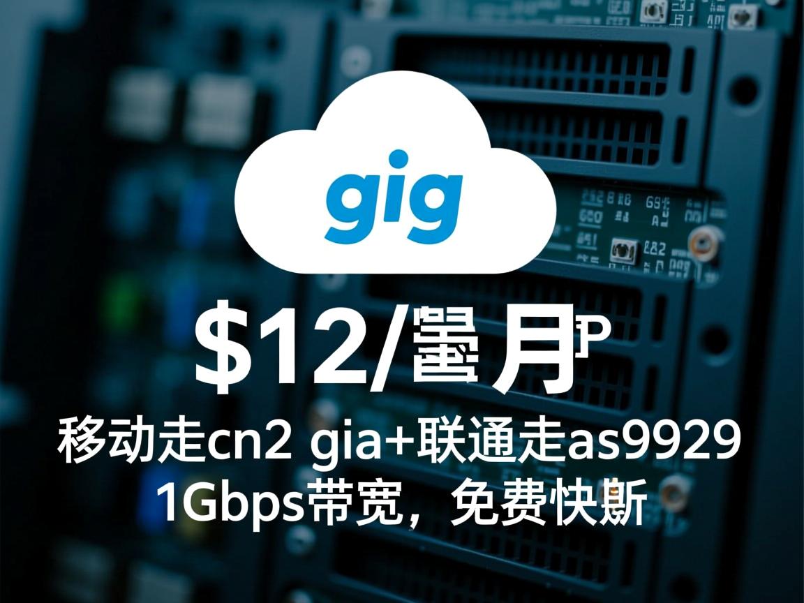 gigsgigscloud：$12/月，美国VPS，电信和移动走cn2 gia+联通走as9929，1Gbps带宽，免费快照  第2张