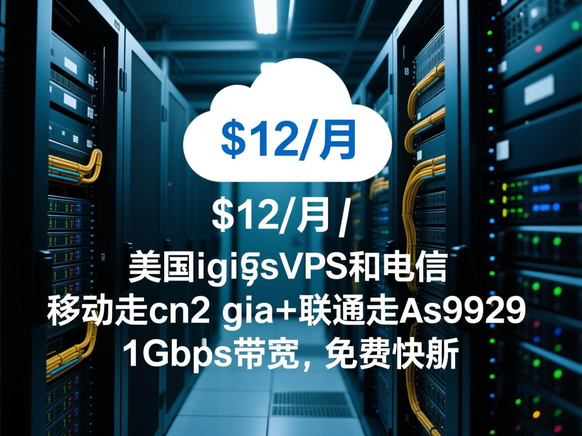 gigsgigscloud：$12/月，美国VPS，电信和移动走cn2 gia+联通走as9929，1Gbps带宽，免费快照  第3张