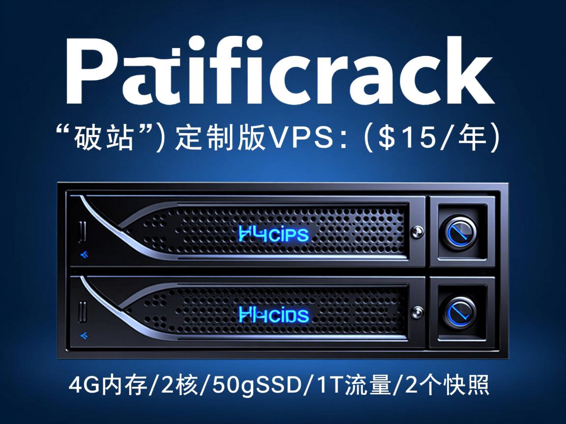 pacificrack为“破站”定制版VPS：$15/年，4G内存/2核/50gSSD/1T流量/2个快照  第3张