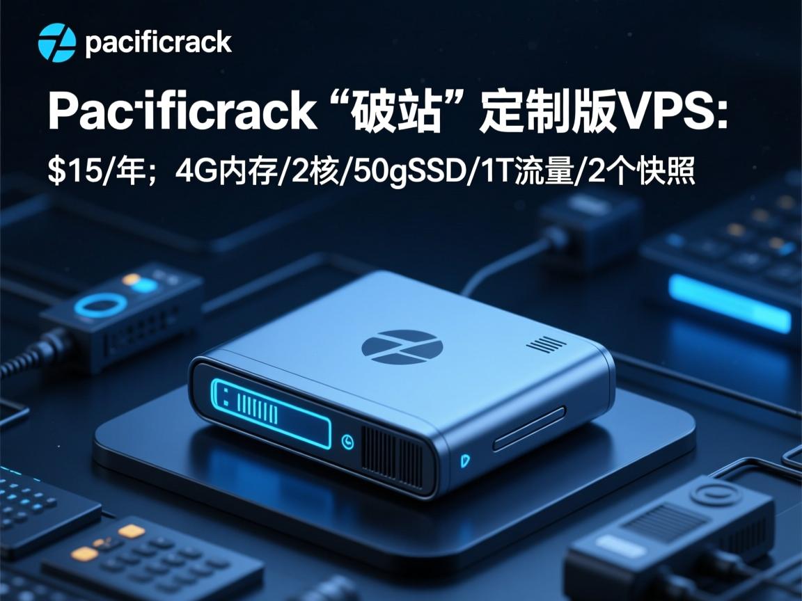pacificrack为“破站”定制版VPS：$15/年，4G内存/2核/50gSSD/1T流量/2个快照  第2张