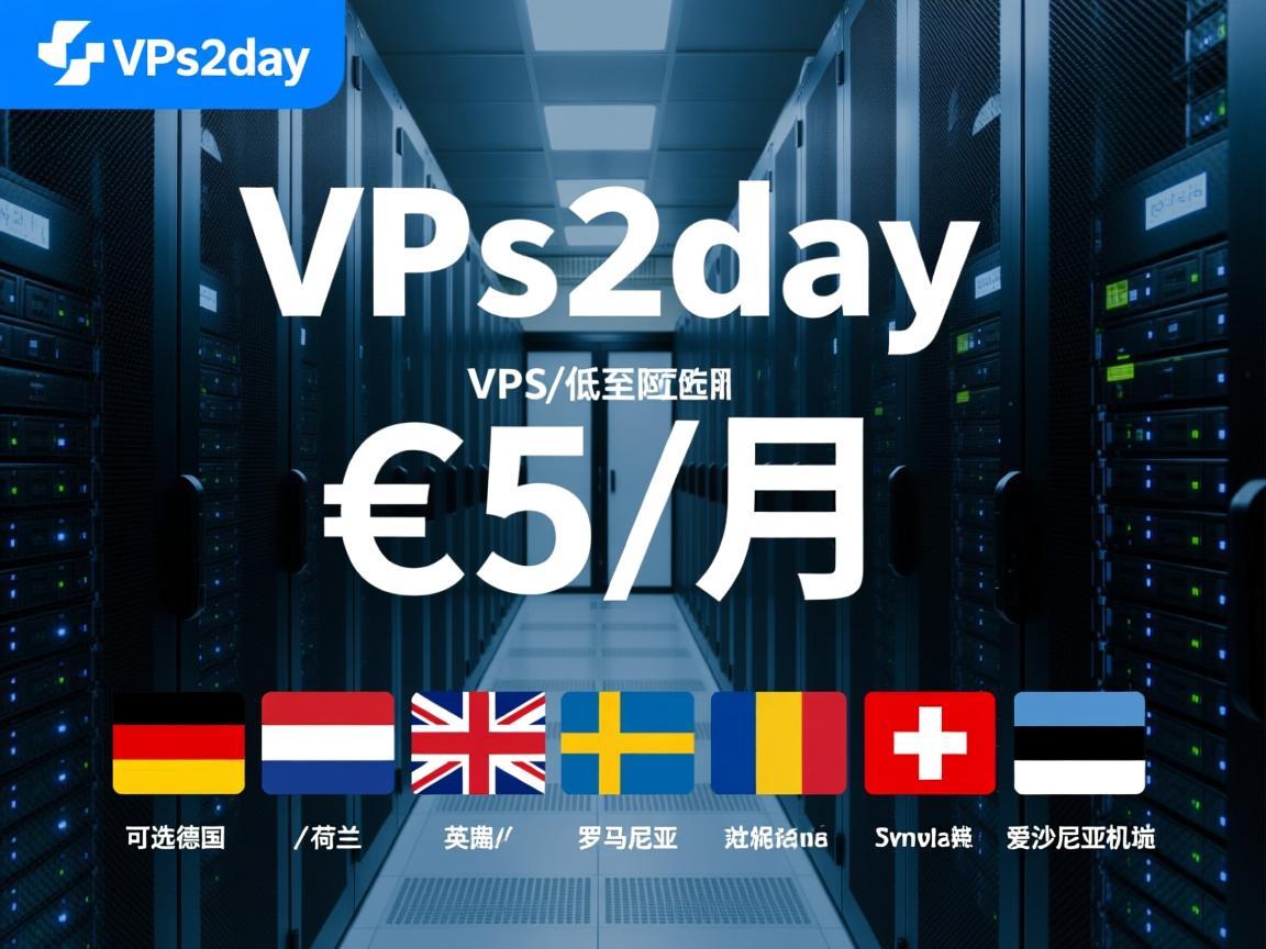vps2day：欧洲vps低至€5/月，可选德国\荷兰\英国\瑞典\罗马尼亚\瑞士\爱沙尼亚机房  第2张