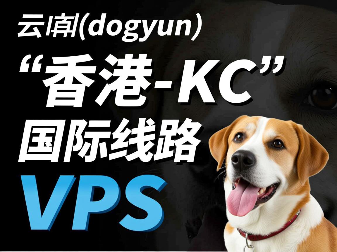 狗云(dogyun)：简单测评“香港-KC”数据中心的“国际线路”VPS