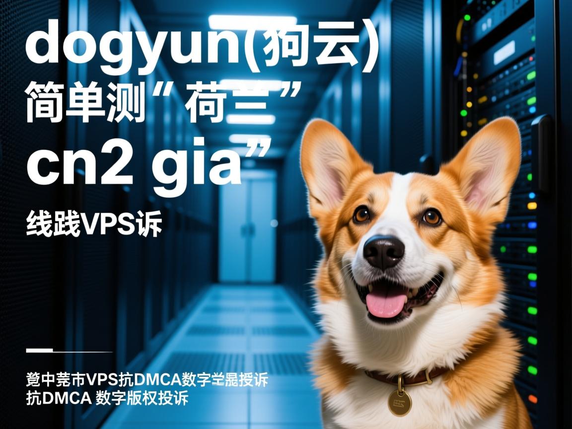 dogyun(狗云)：简单测评“荷兰”数据中心“cn2 gia”线路VPS，抗DMCA数字版权投诉  第3张