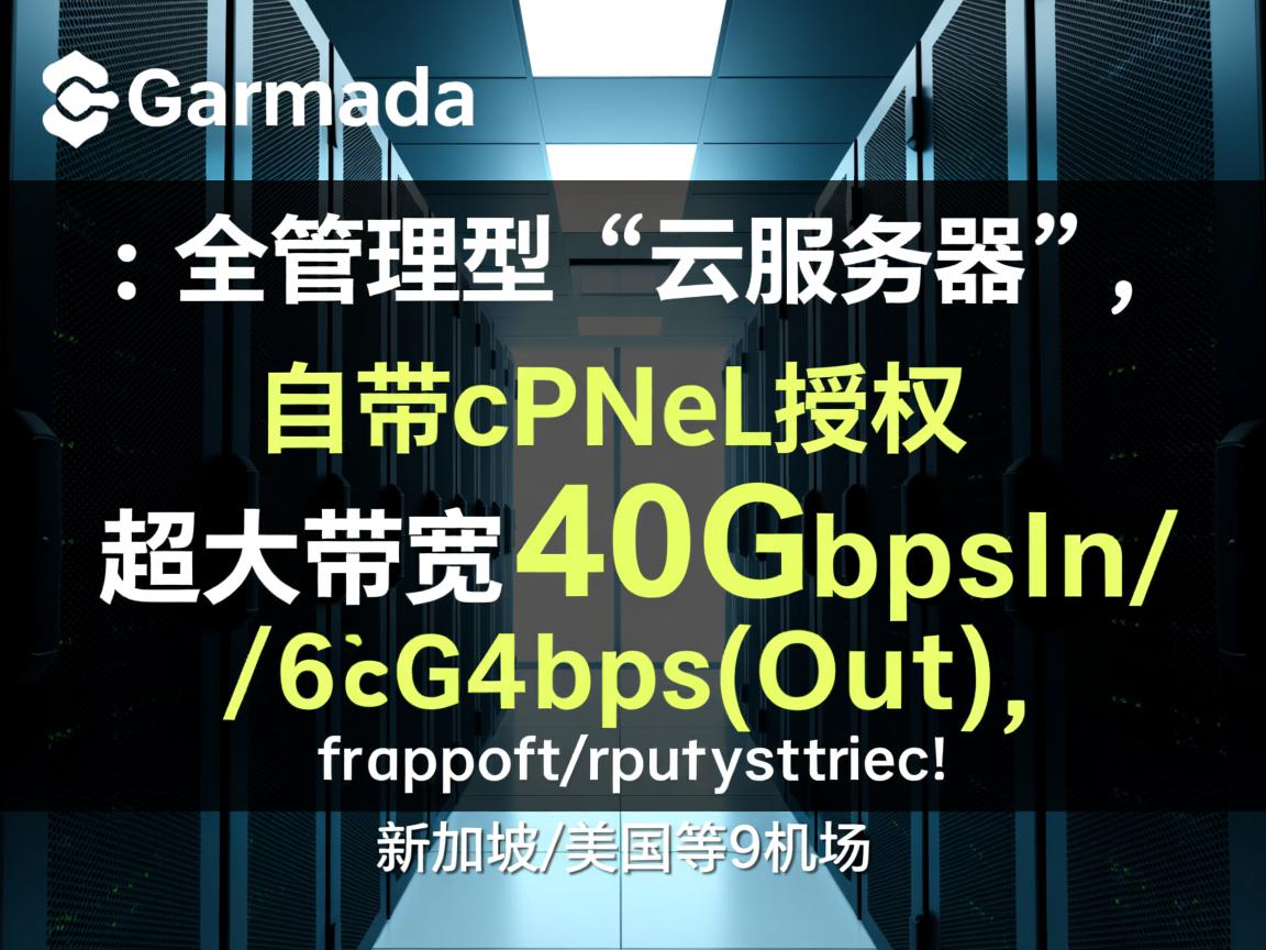 hostarmada：全管理型“云服务器”，自带cpanel授权，超大带宽40Gbps(In)/6Gbps(Out)，新加坡/美国等9机房  第1张