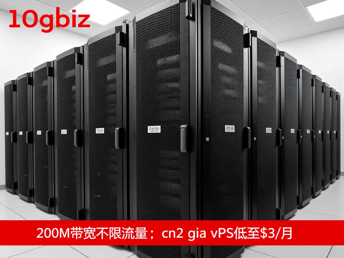 10gbiz：洛杉矶cn2 gia站群服务器7折优惠，200M带宽，不限流量；cn2 gia vps低至$3/月  第3张