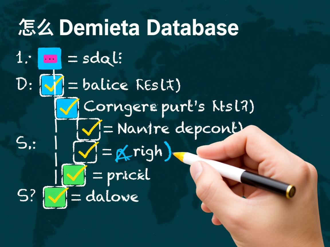 sql怎么删除数据库语句 第1张 sql怎么删除数据库语句 第1张
