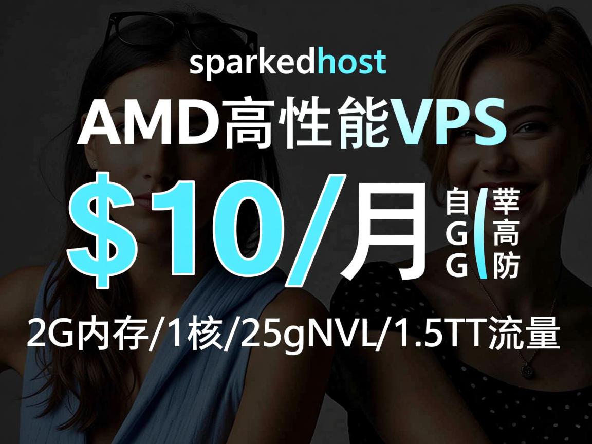 sparkedhost：迈阿密AMD高性能VPS，自带100G高防，$10/月，2G内存/1核/25gNVMe/1.5T流量