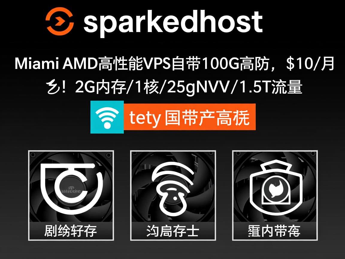 sparkedhost:迈阿密AMD高性能VPS,自带100G高防,$10/月,2G内存/1核/25gNVMe/1.5T流量 第2张 sparkedhost:迈阿密AMD高性能VPS,自带100G高防,$10/月,2G内存/1核/25gNVMe/1.5T流量 第2张
