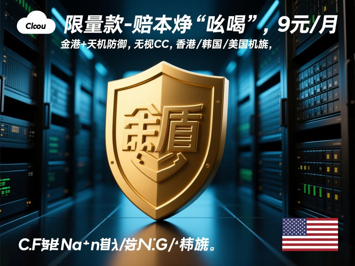 ftlcloud：限量款-赔本挣“吆喝”，9元/月，金盾+天机防御，无视CC，香港\韩国\美国机房
