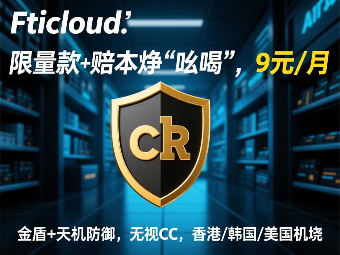 ftlcloud：限量款-赔本挣“吆喝”，9元/月，金盾+天机防御，无视CC，香港\韩国\美国机房  第2张