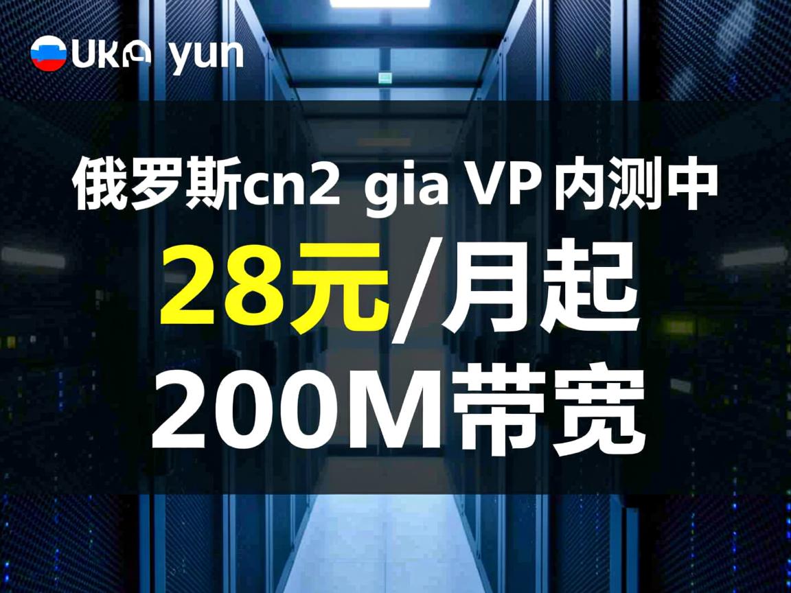 hostyun：俄罗斯cn2 gia vps内测中，28元/月起，200M带宽  第1张