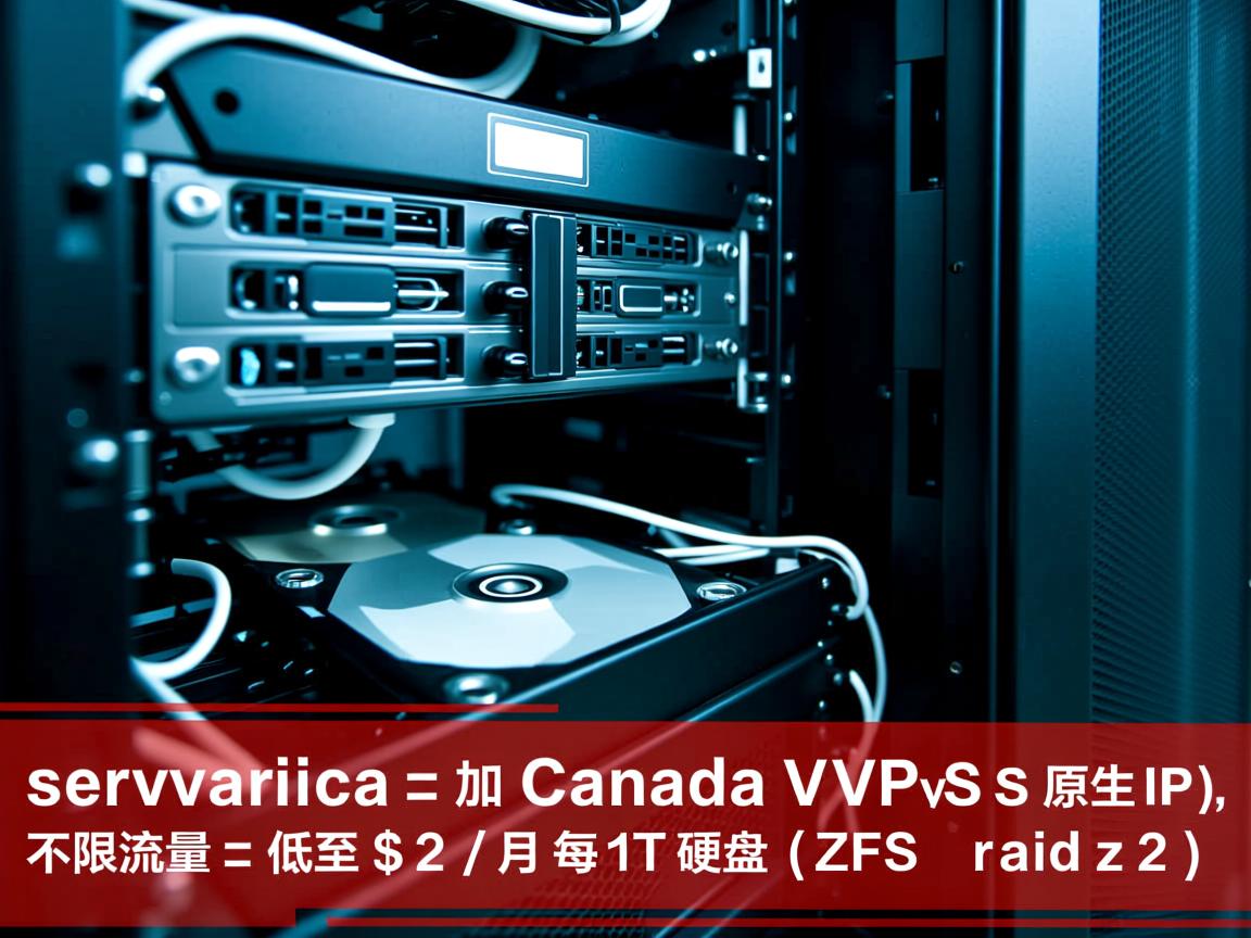 servarica：加拿大VPS，原生IP，不限流量，低至$2/月每1T硬盘（ZFS raidz2）  第2张