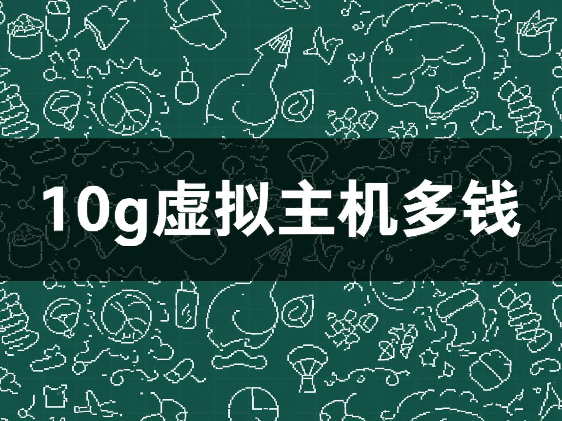 10g虚拟主机多少钱  第3张