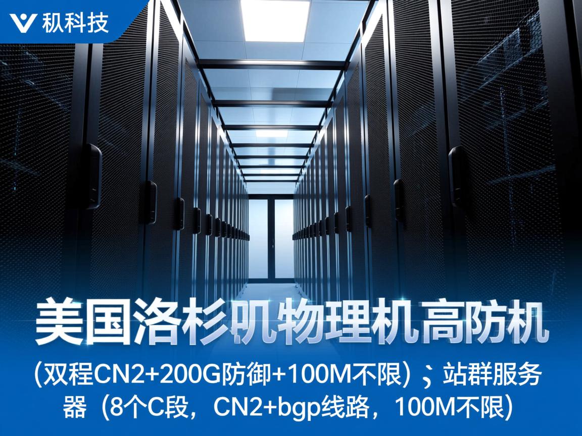 百纵科技：美国洛杉矶物理机，高防机(双程CN2+200G防御+100M不限)、站群服务器(8个C段，CN2+bgp线路，100M不限)