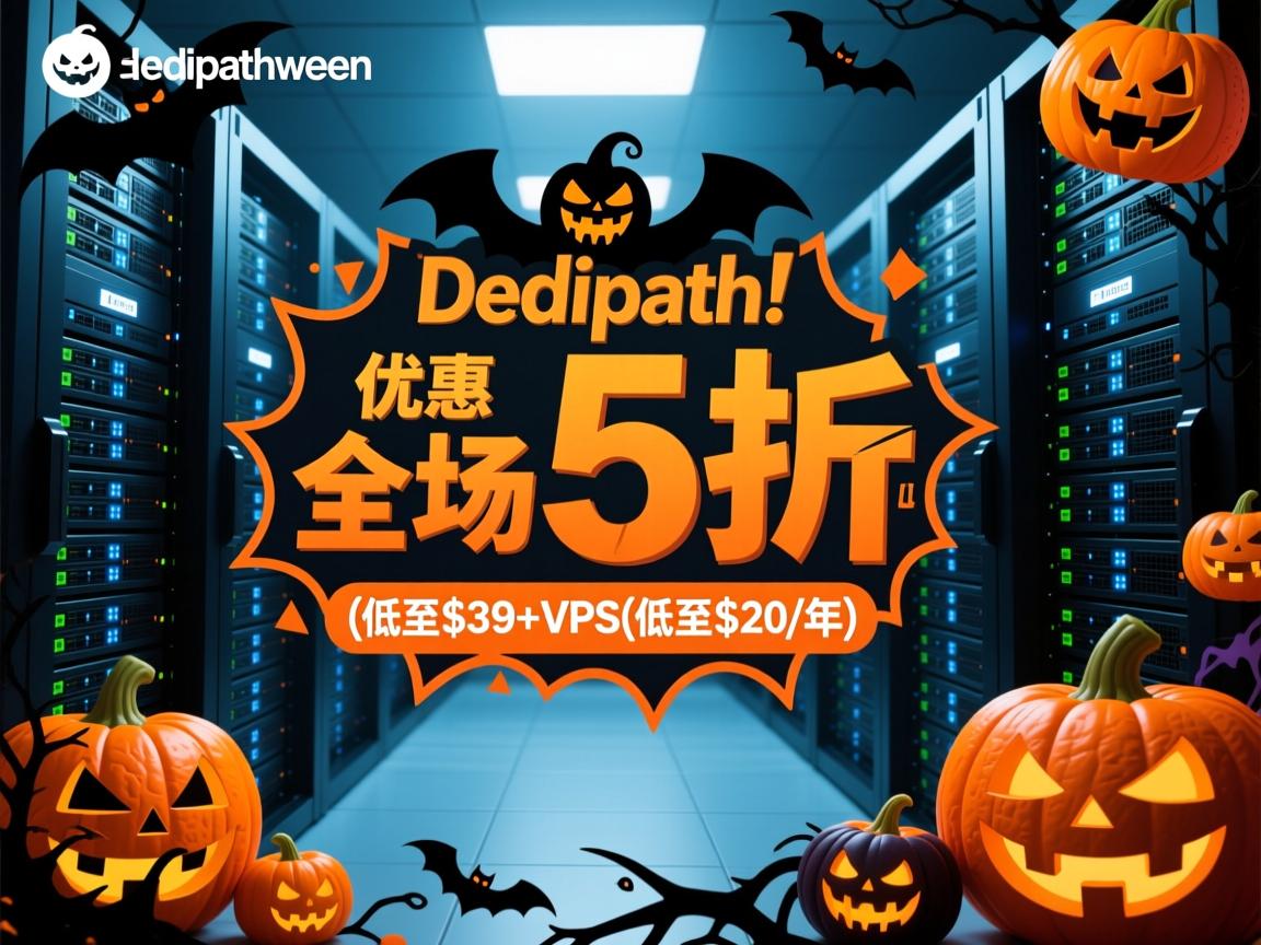 #万圣节# dedipath全场5折优惠，10个美国数据中心，独立服务器(低至$39)+VPS(低至$20/年)
