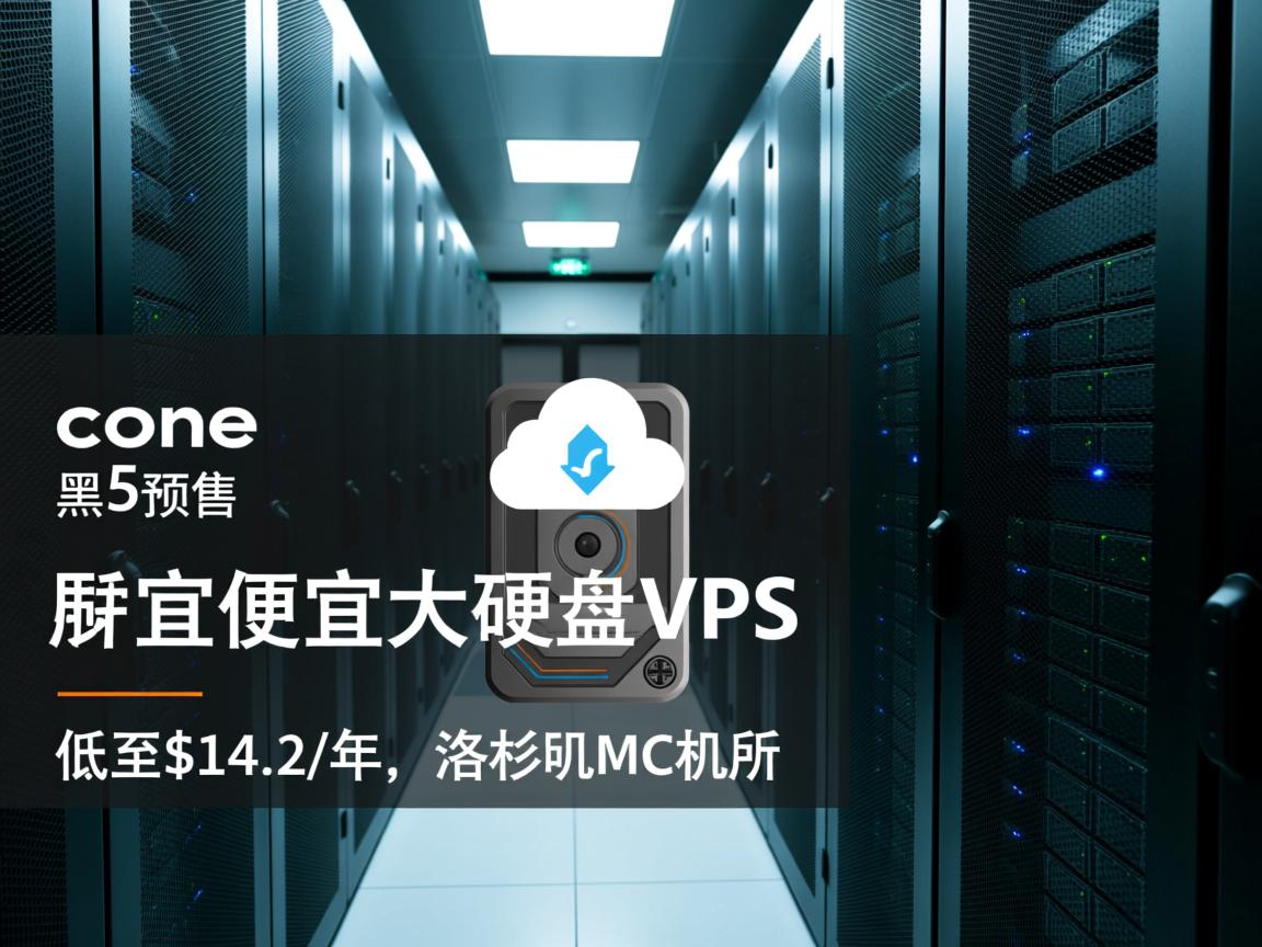 cloudcone：黑5预售，便宜大硬盘VPS，低至$14.2/年，洛杉矶MC机房  第2张