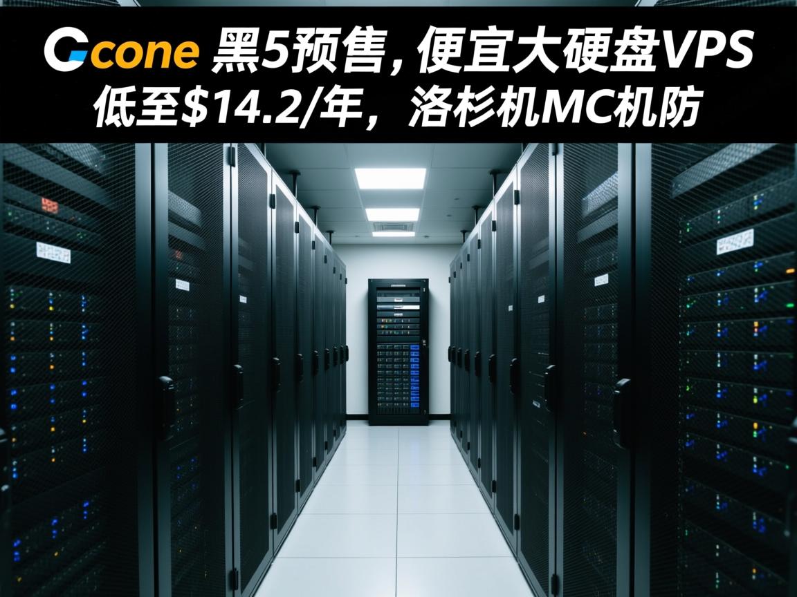 cloudcone：黑5预售，便宜大硬盘VPS，低至$14.2/年，洛杉矶MC机房  第3张