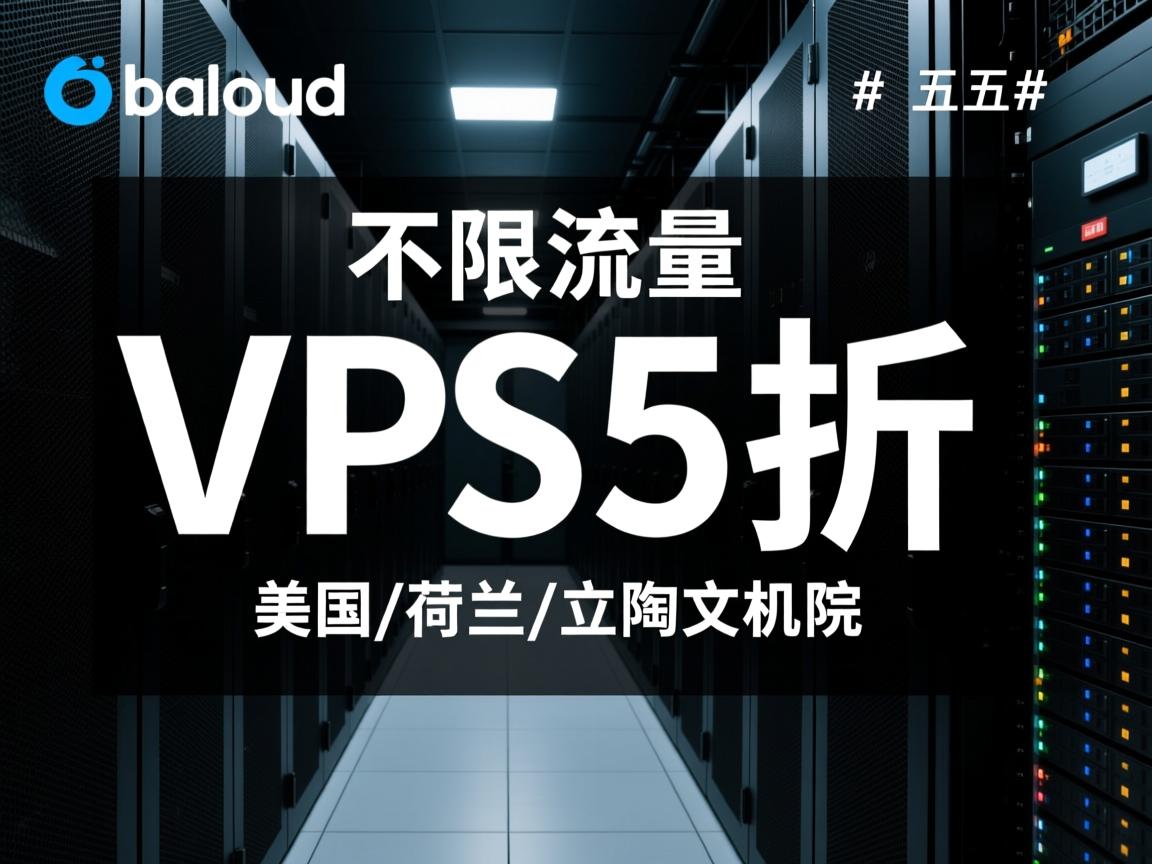 #黑五# bacloud：不限流量VPS5折，独立服务器6折，美国/荷兰/立陶宛机房