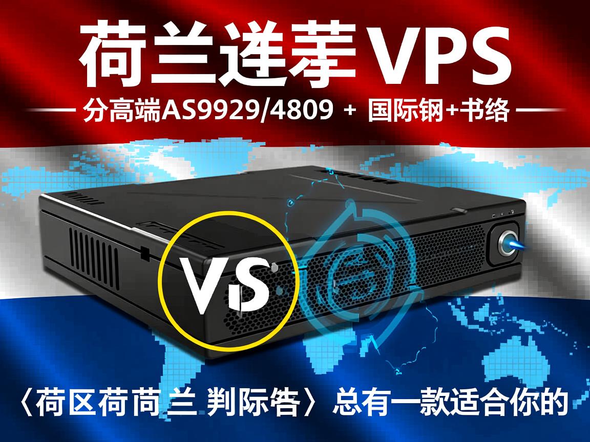 荷兰VPS推荐，区分高端AS9929/4809和国际网络，总有一款适合你