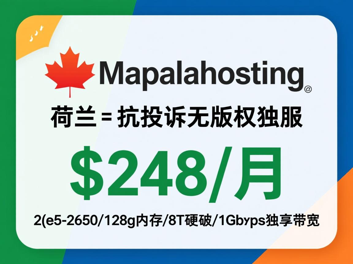 maple-hosting：荷兰抗投诉无版权独服，$248/月，2*e5-2650/128g内存/8T硬盘/1Gbps独享带宽