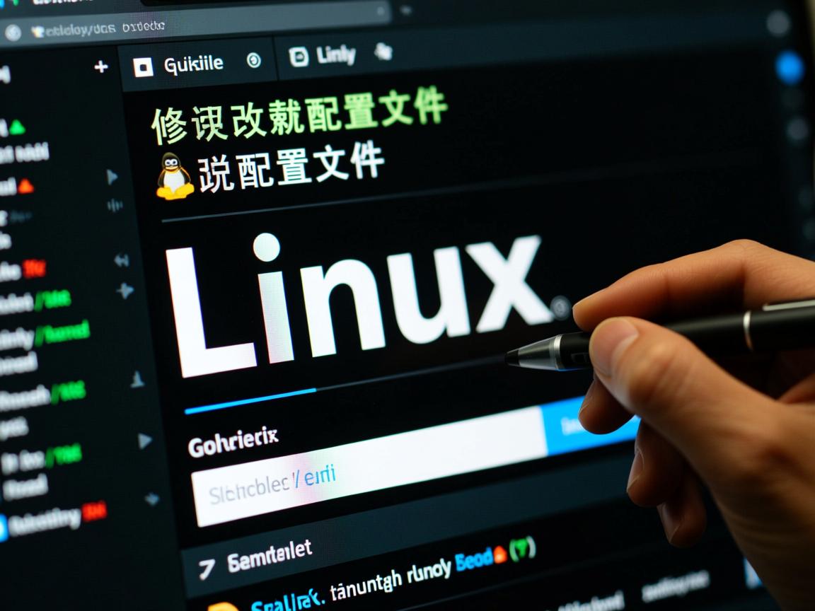 linux如何修改完配置文件
