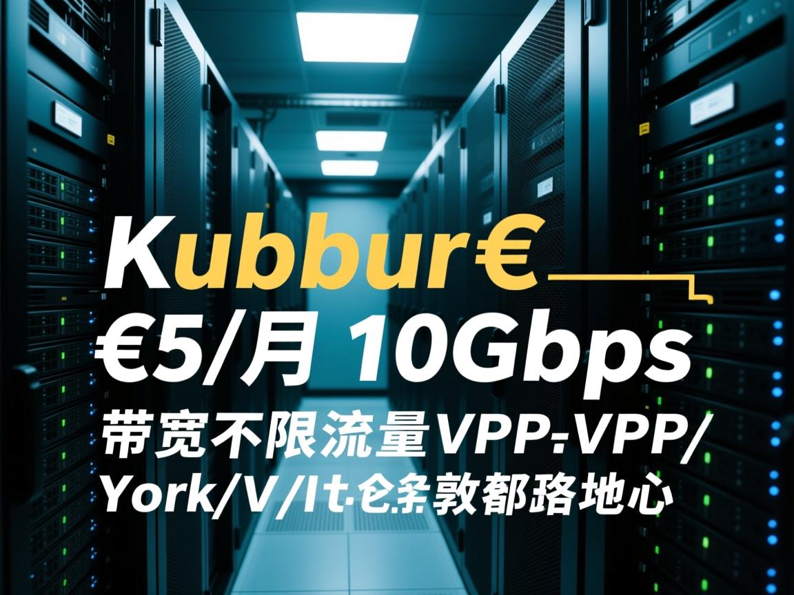 kubbur：€5/月，10Gbps带宽不限流量VPS，纽约\伦敦数据中心