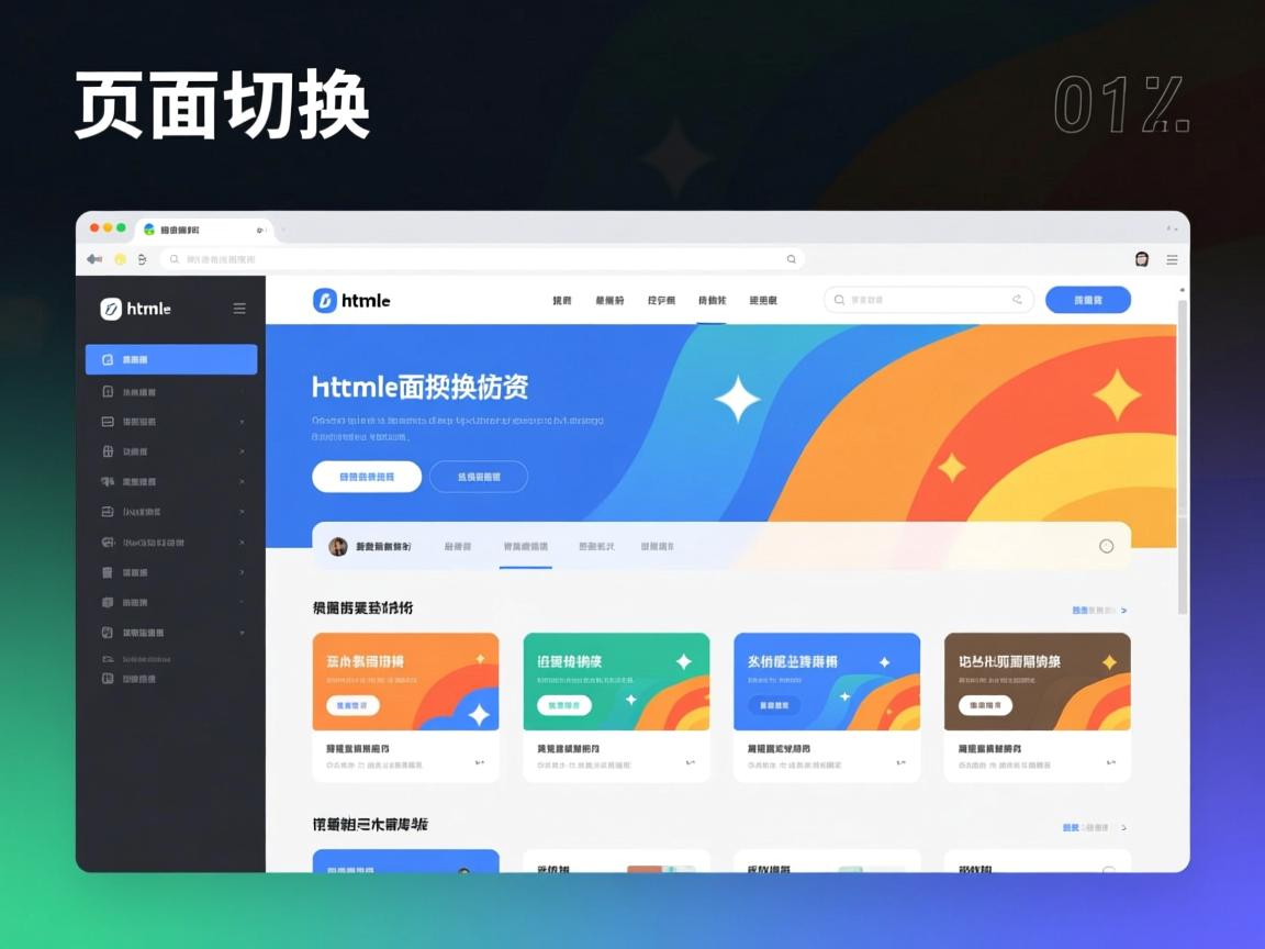 html如何页面切换