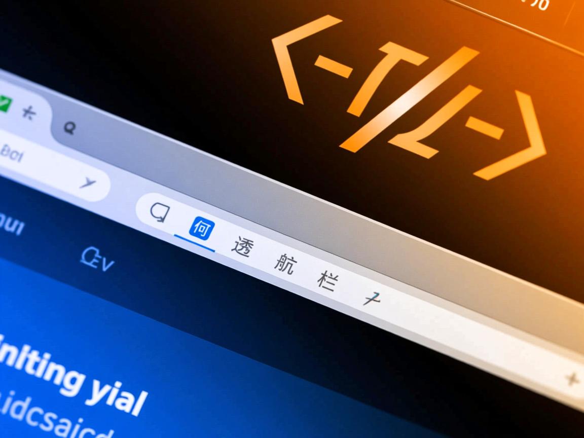 html如何设置透明导航栏