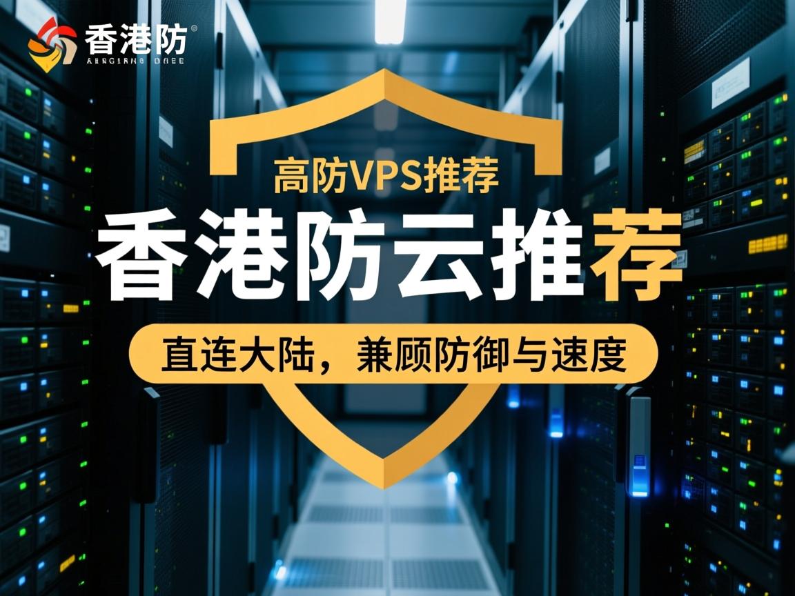 香港高防VPS推荐，香港高防云推荐，直连大陆，兼顾防御与速度