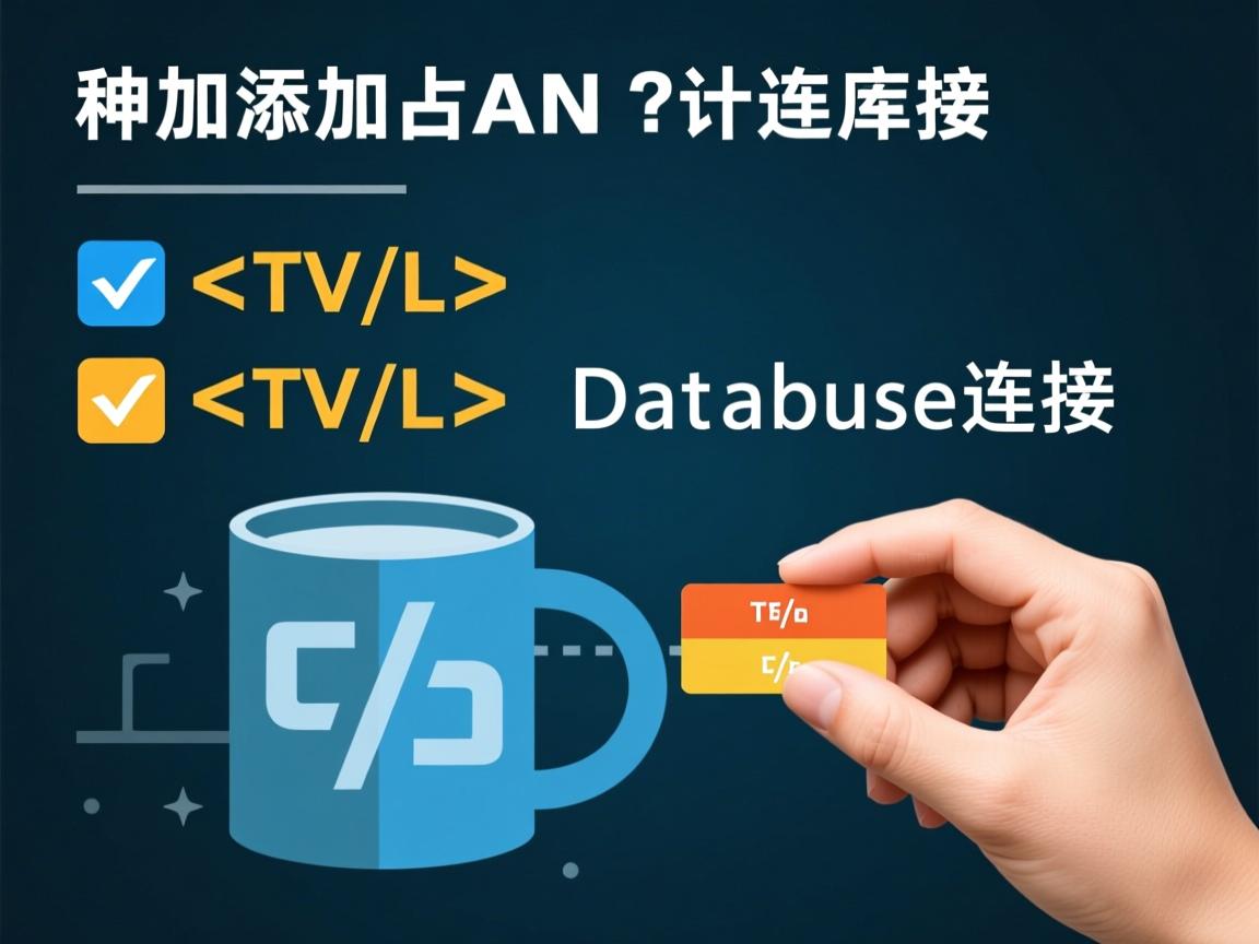html如何如何添加数据库连接