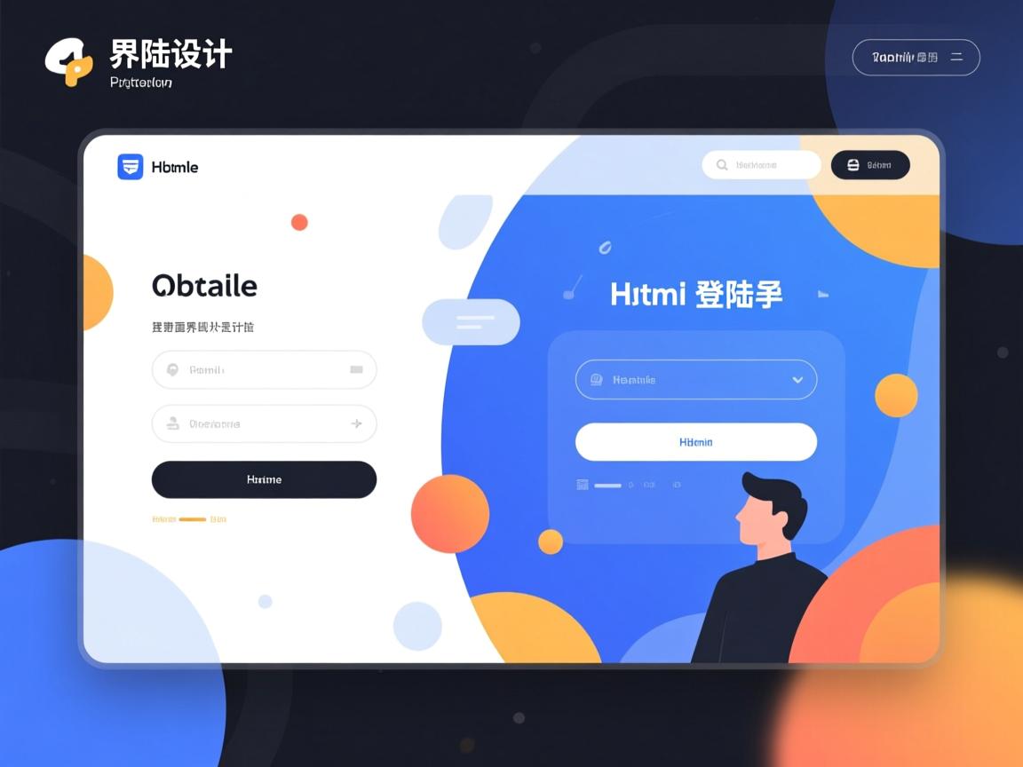 html如何登陆界面设计  第1张