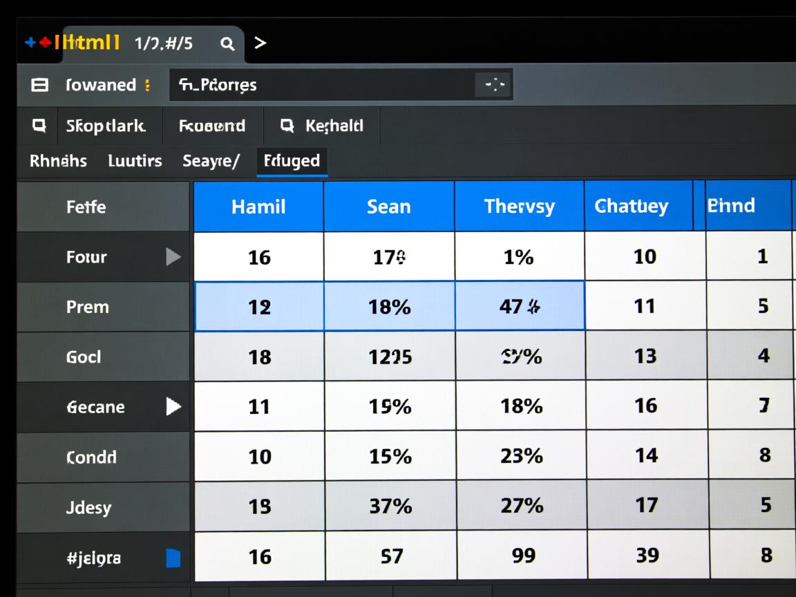 如何设置html中的表格 第1张 如何设置html中的表格 第1张