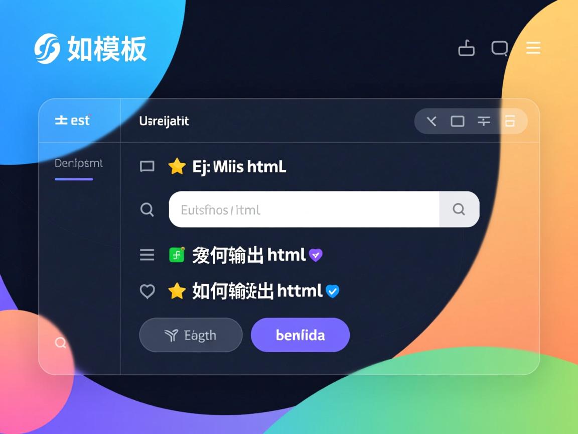 ejs模板如何输出html  第2张