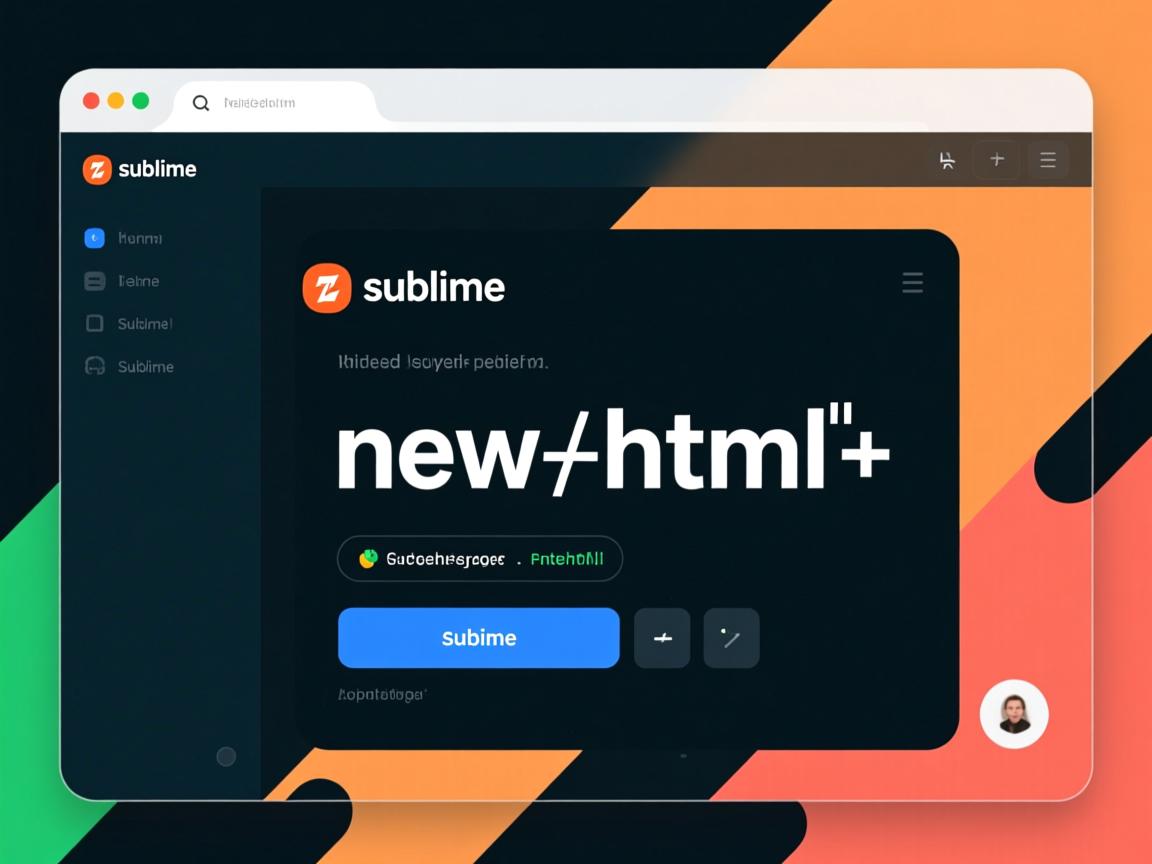 sublime如何新建html  第2张