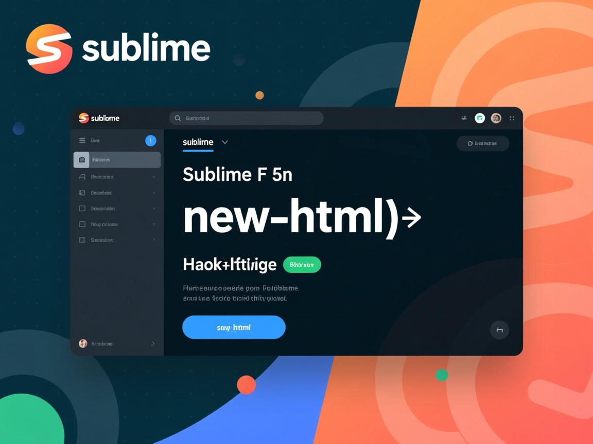sublime如何新建html  第3张