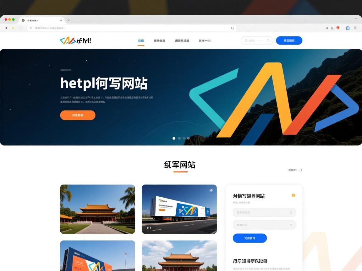 html如何写网站  第2张