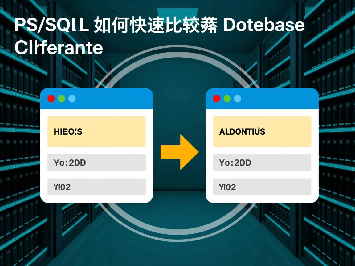 PL/SQL如何快速比较两数据库差异  第2张