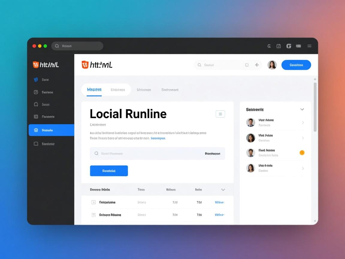 html如何在本地运行环境  第2张