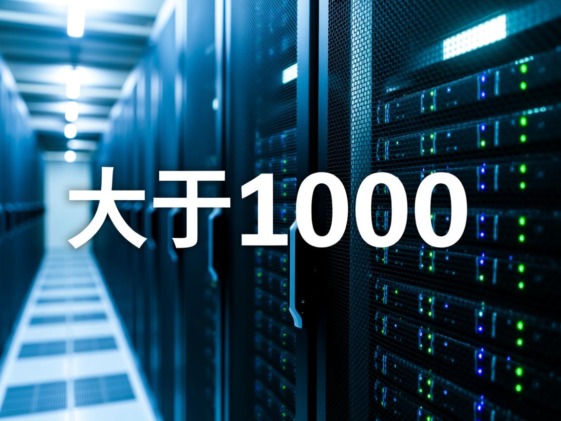 怎么查找出大于1000的数据库  第1张