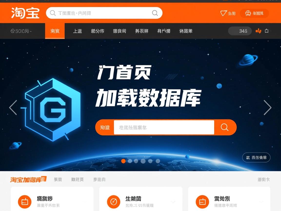 淘宝首页怎么加载数据库