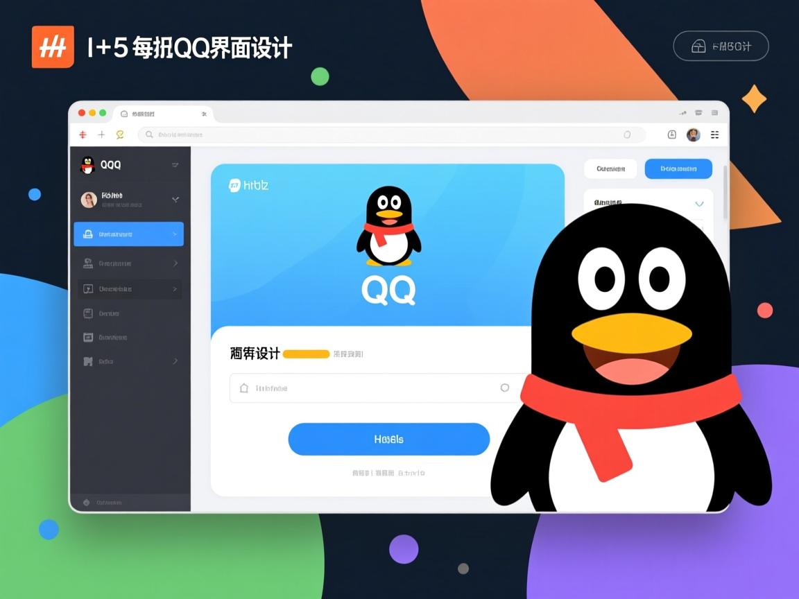 html5如何做qq界面设计