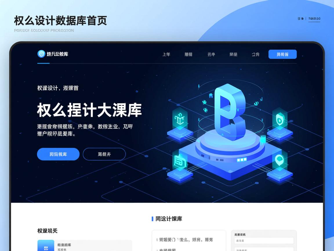 怎么设计数据库首页 第2张 怎么设计数据库首页 第2张