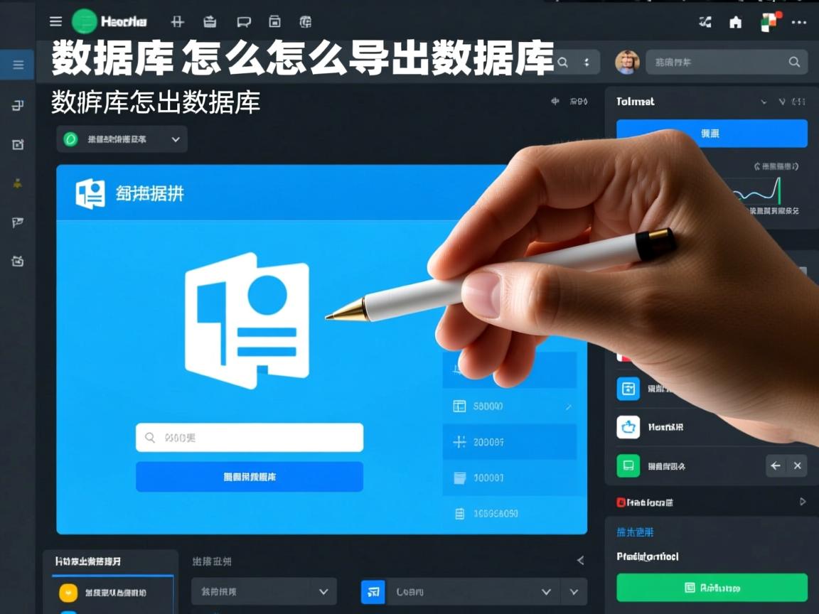 sap中数据库怎么导出数据库