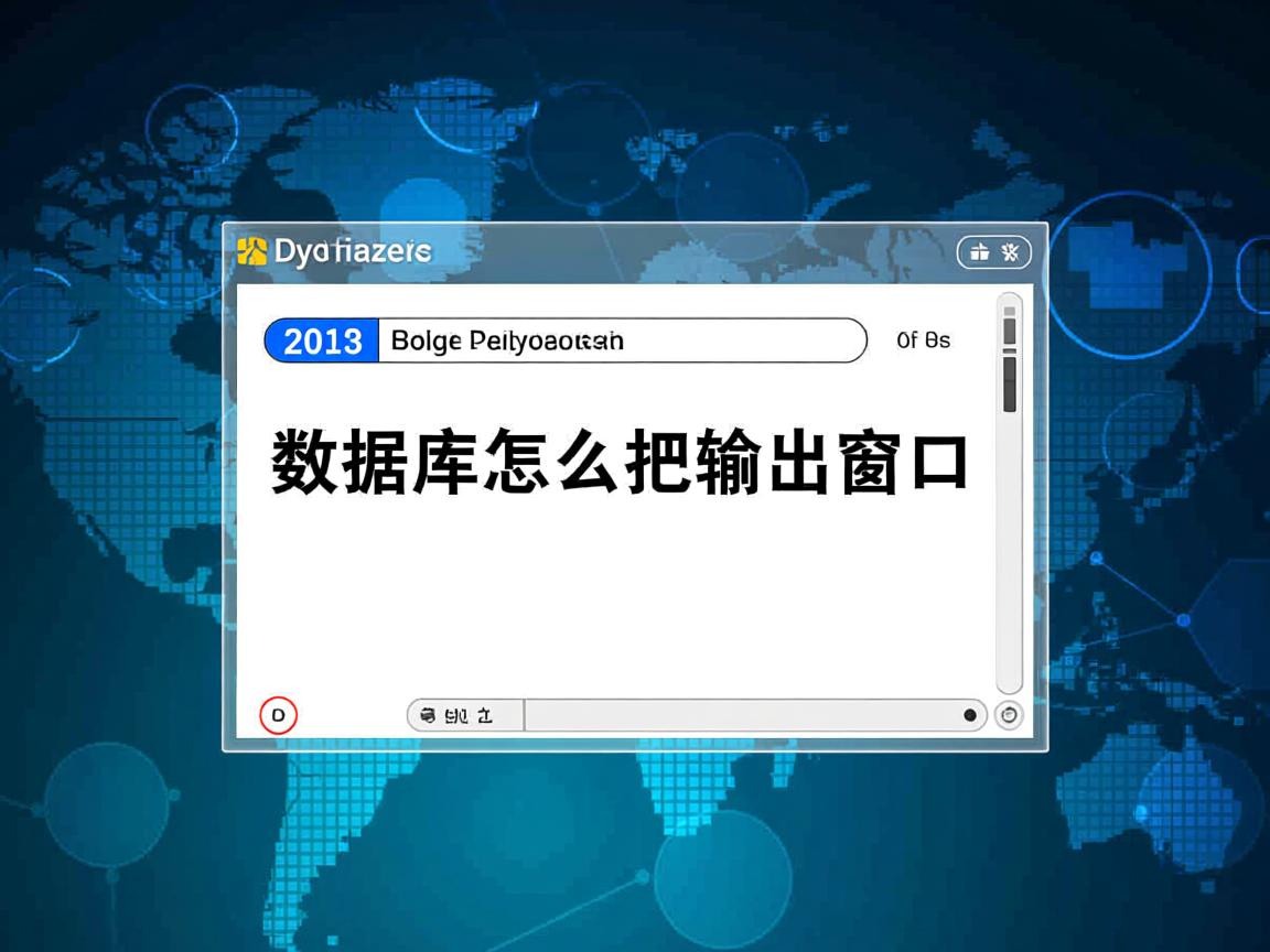 pg数据库怎么把输出窗口  第1张