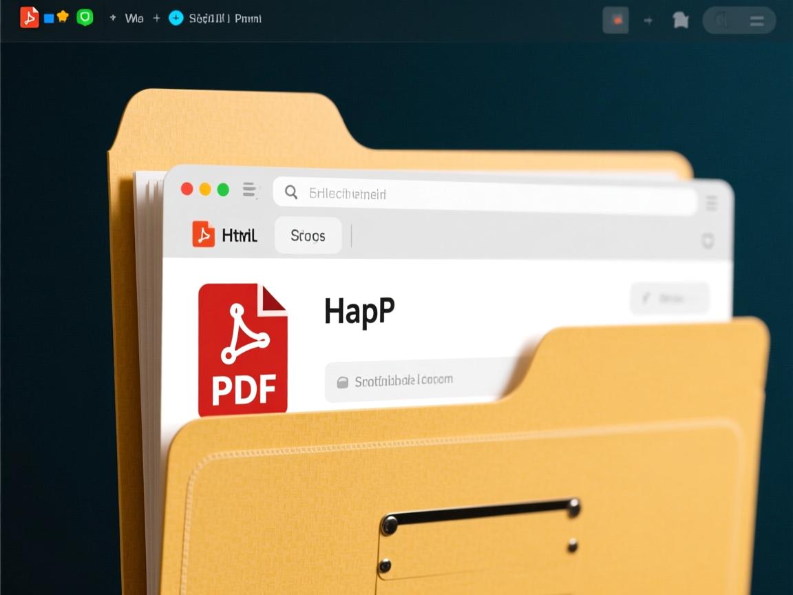 html如何展示pdf文件夹