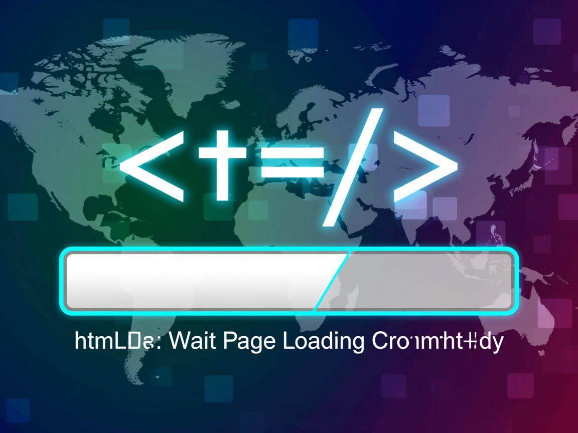 如何html等待页面加载完成 第1张 如何html等待页面加载完成 第1张