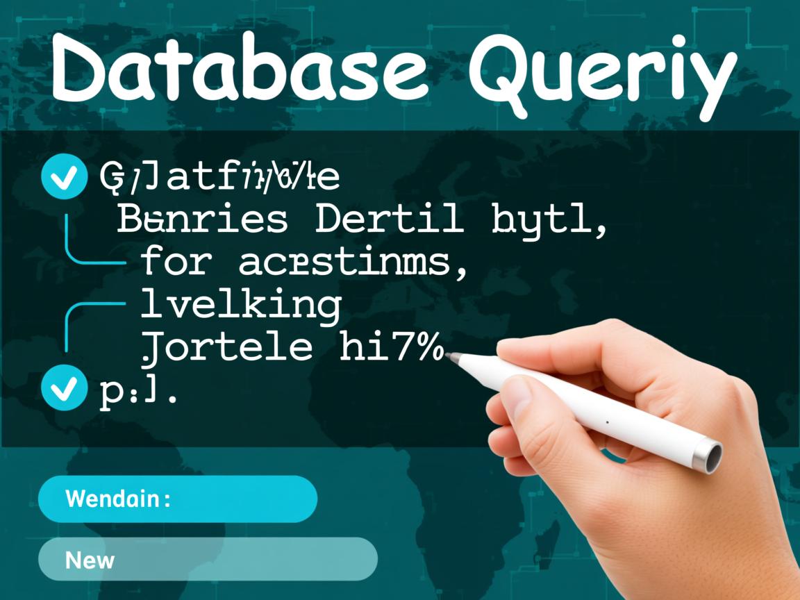 c 中数据库查询语句怎么写