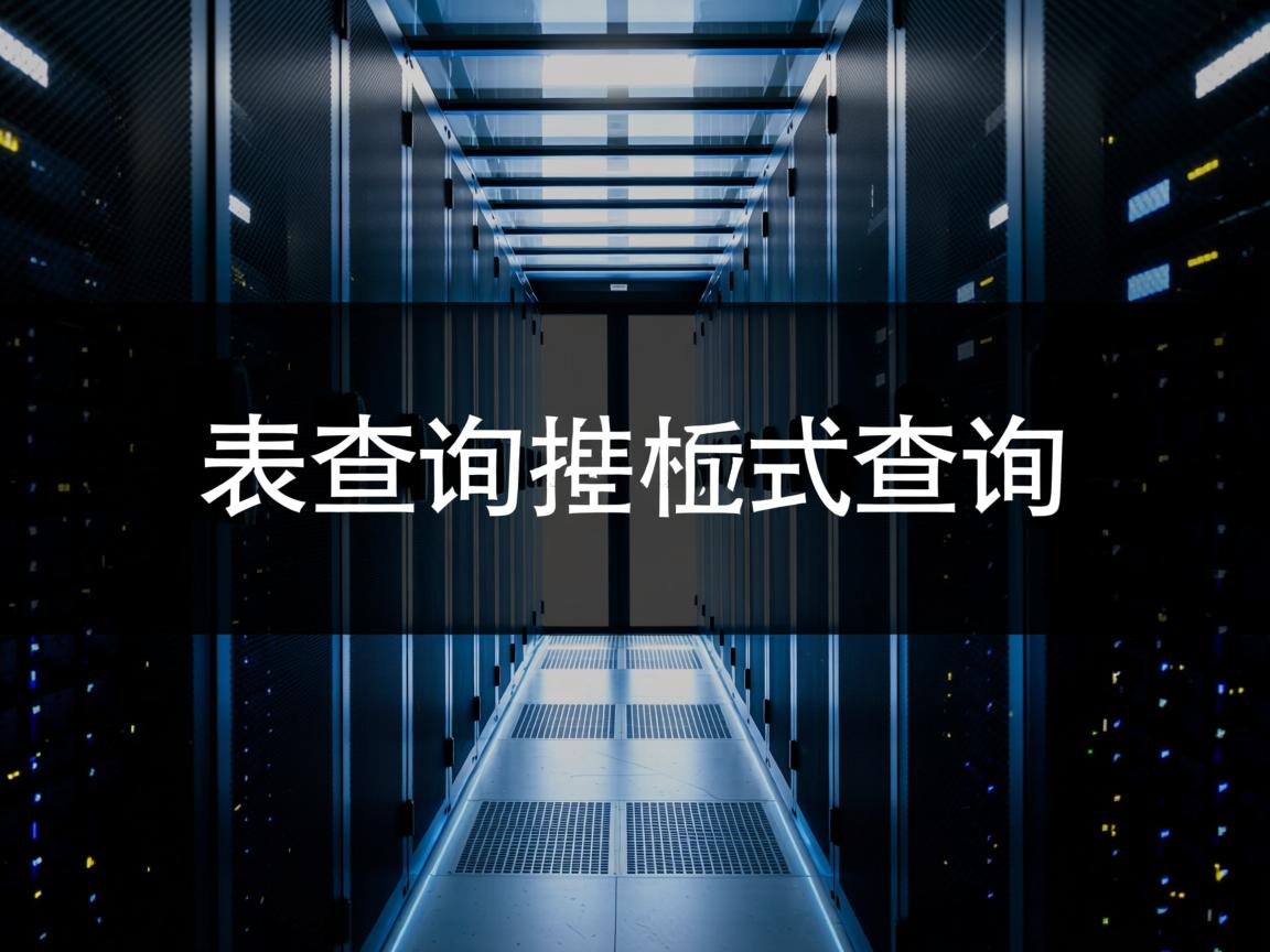 数据库中单表查询是怎么查询的  第2张